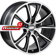Диск 8.5x19 5x120 ET38 D82 BBS SV Satin black/diamond cut
