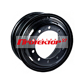 Диск 7.00x20 ЧКПЗ DIA 281 PCD 10x335 ET 162 11mm Black с кольцом
