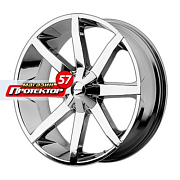Диск 8.5x20 5x130 ET38 D84.1 KMC KM651 Chrome