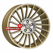Диск 9x19 5x112 ET38 D78.1 Eta Beta VENTI-R Gold Matt Polish