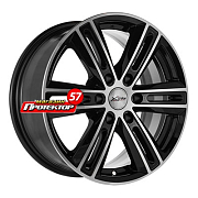 Диск 7.5x17 6x139.7 ET25 D106.1 X-trike X-124 BK/FP