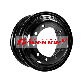 Диск 7.50x20 Accuride DIA 281 PCD 10x335 ET 162 11mm (65115-50) Black с кольцом
