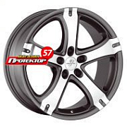 Диск 7.5x17 5x120 ET35 D72.5 Fondmetal 7500 TitanPol