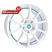 Диск 7x17 5x108 ET45 D63.4 Konig Bump (SH08) WBU