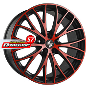 Диск 9x20 5x114.3 ET42 D78.1 Eta Beta Piuma C Black Red Face