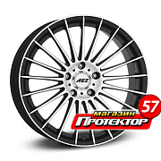 Диск 8.5x20 5x120 ET12 D74.1 AEZ Valencia dark BFP