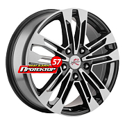 Диск 7x17 5x120 ET55 D65 X-trikeRST R167 BKM/FP