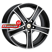 Диск 7x17 5x105 ET42 D56.6 DLW OG-01 Black Matt Polish face