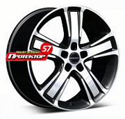 Диск 8x18 5x112 ET50 D72.5 BORBET MA Schwarz-Poliert