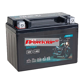 Аккумулятор ARNEZI AGM 9 А/ч L+ Прямая полярность EN110A 150x87x108 Болтовое мото