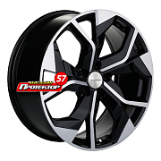 Диск 8.5x20 5x112 ET20 D66.5 Khomen Wheels Turbine Styling 2006 Black-FP