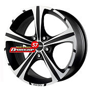 Диск 7x16 4x108 ET18 D65 Momo REDS BLACK KNIGHT Matt Black-Polished