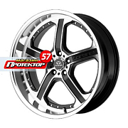 Диск 8.5x20 5x112 ET32 D66.6 Lorenzo WL21 Black/Machined
