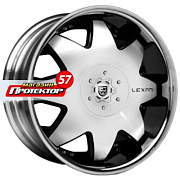 Диск 9x20 6x139.7 ET20 D106 Lexani LX2 Black/Machined/Chrome Lip