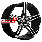 Диск 8.5x19 5x112 ET50 D74.1 Lexani R3 Black/Machined