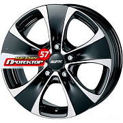Диск 8.5x18 6x139.7 ET40 D67.1 ALUTEC Dynamite 6 Diamant black front polished