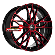 Диск 7x16 5x114.3 ET35 D67.1 Racing Wheels H-487 BK-ORD F/P