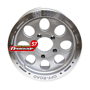 Диск 8x16 5x139.7 D108.5 redBTR PATRIOT OFF-ROAD Серебристый