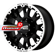 Диск 8.5x20 5x150 ET50 D110 Moto Metal MO956 Black/Machined