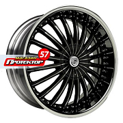Диск 8.5x22 5x130 ET37 D78.1 Lexani CS3 Black/Chrome