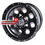 Диск 8x15 6x139.7 ET-5 D110 LF Works LF087 Matt Black Chrome Rivets