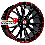 Диск 9x20 5x130 ET48 D71.6 Eta Beta Piuma C Black Shiny Special Edition Red Spec