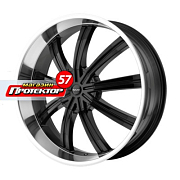 Диск 8.5x20 5x114.3 ET38 D72.56 KMC KM672 Black/Machined