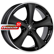 Диск 10x22 5x130 ET45 D71.6 Eta Beta TETTSUT/X Black Polish+insert (black carbon)