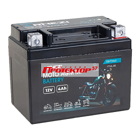 Аккумулятор ARNEZI AGM 4 А/ч R+ Обратная полярность EN50A 114x71x85 Болтовое мото