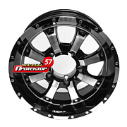 Диск 8x16 5x139.7 D110.1 redBTR PATRIOT CITY-8 Черно-серебристый