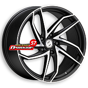 Диск 8.5x20 5x112 ET45 D66.6 Eta Beta Heron Black Matt Polish