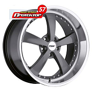 Диск 8x17 5x114.3 ET40 D76 TSW Strip Gunmetal Mirror Cut Lip