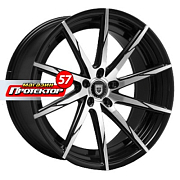 Диск 10x20 5x120 ET25 D74.1 Lexani CSS15 Black/Machined