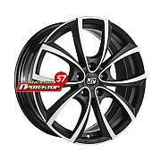Диск 7.5x17 5x114.3 ET45 D73.1 MSW 27 Matt Dark Titanium Full Polished