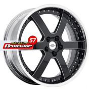 Диск 9.5x20 5x120 ET32 D72 Redbourne Knight Gloss Black Chrome Lip