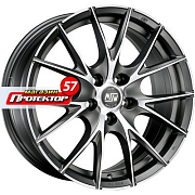 Диск 8x17 5x105 ET40 D56.6 MSW 25 Matt Titanium Full Polished