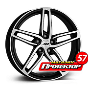 Диск 7.5x17 5x112 ET36 D66.6 AEZ Genua dark BFP