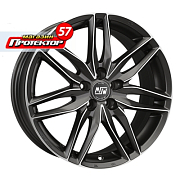 Диск 9x19 5x112 ET45 D73.1 MSW 24 Matt Gun Metal Full Polished