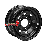 Диск 7x15 5x139.7 D110 4x4sport штамп Черный
