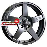 Диск 7.5x17 5x112 ET35 D75 OZ Racing Record Matt Graphite Silver