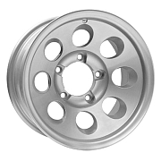 Диск 8x15 6x139.7 ET15 D110 КРАМЗ РЕЙТИНГ Серебристый