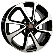 Диск Литой 6x15 PCD 4x100 ET46 D54.1 Вектор R105 Алмаз черный