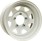Диск 8x17 6x139.7 ET0 D110 Magnum Штамп White