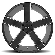 Диск 8.5x20 6x139.7 ET15 D106 KMC KM702 Black/Machined