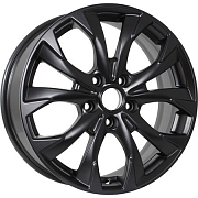 Диск 7x17 5x114.3 ET50 D67.1 KDW KD1721 Matt Black Painted