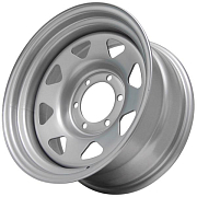 Диск Штампованный 7x15 PCD 5x139.7 ET15 D108.5 Grizzly штамп Silver