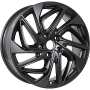 Диск 7x18 5x114.3 ET38 D67.1 KDW KD1810 Matt Black Painted