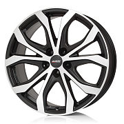 Диск Литой 8x18 PCD 5x112 ET53 D66.6 Alutec W10X Racing Black Front Polished