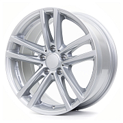 Диск 9x19 5x120 ET37 D74.1 Rial X10x Polar Silver