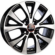 Диск Литой 6x15 PCD 4x100 ET48 D54.1 Вектор R161 Алмаз черный